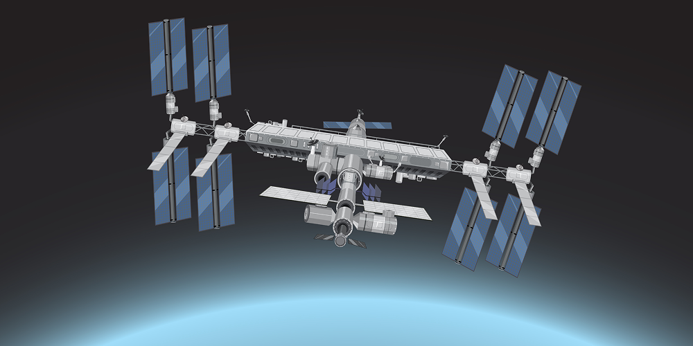 Massive solar panels are deployed on satellites orbiting Earth
