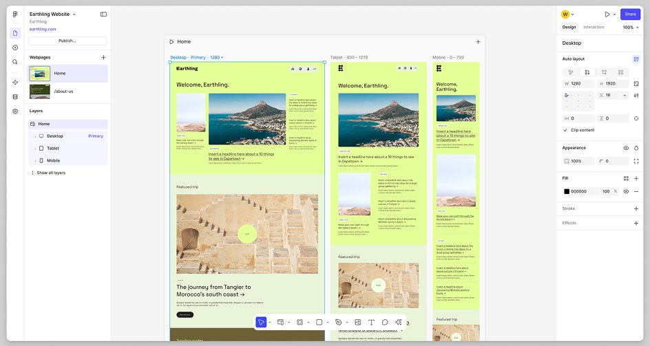 Figma Sites empowers designers to publish their creations with minimal effort.